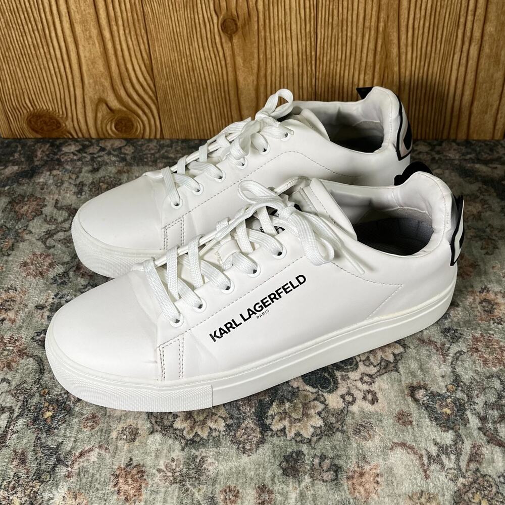 Karl Lagerfeld Paris Canta White Shoes / Women US 10 / Choupette Sneaker